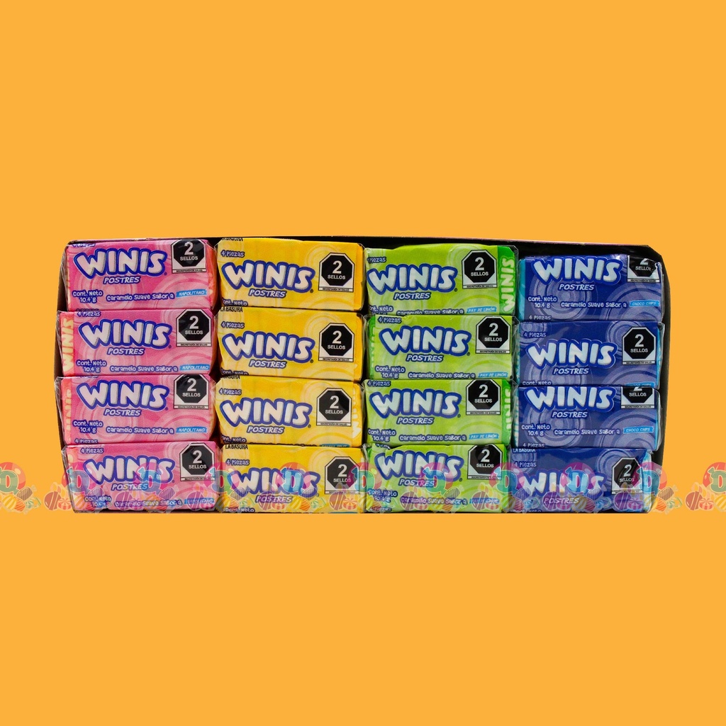 WINIS MINI T4 POSTRES 10.2g 32s