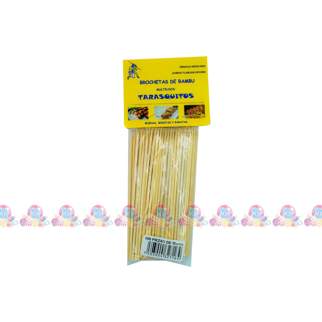 BANDERILLA BAMBU 15cm 100s