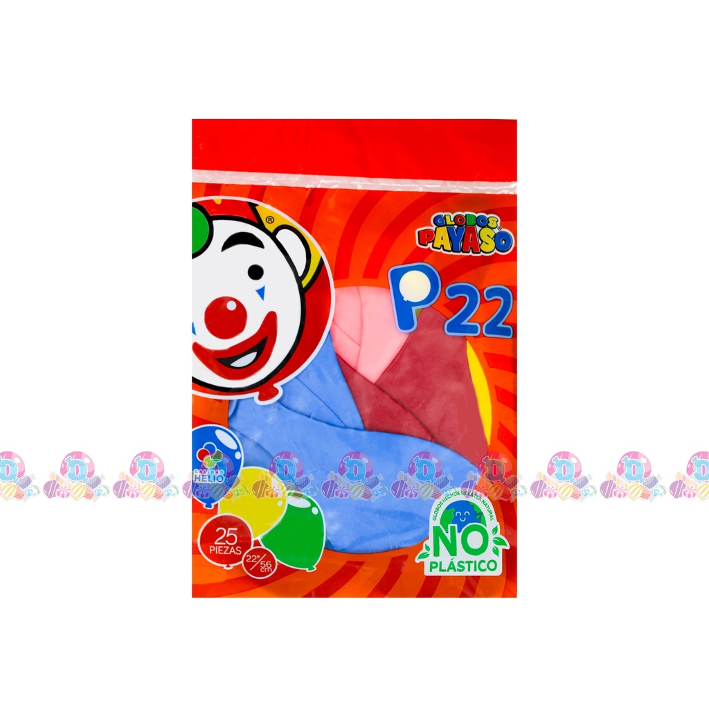 FAB GLOBO PAYASO P22 25s