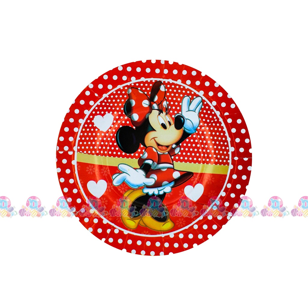 SPV FIESTA PLATO PERSONAJE 10s