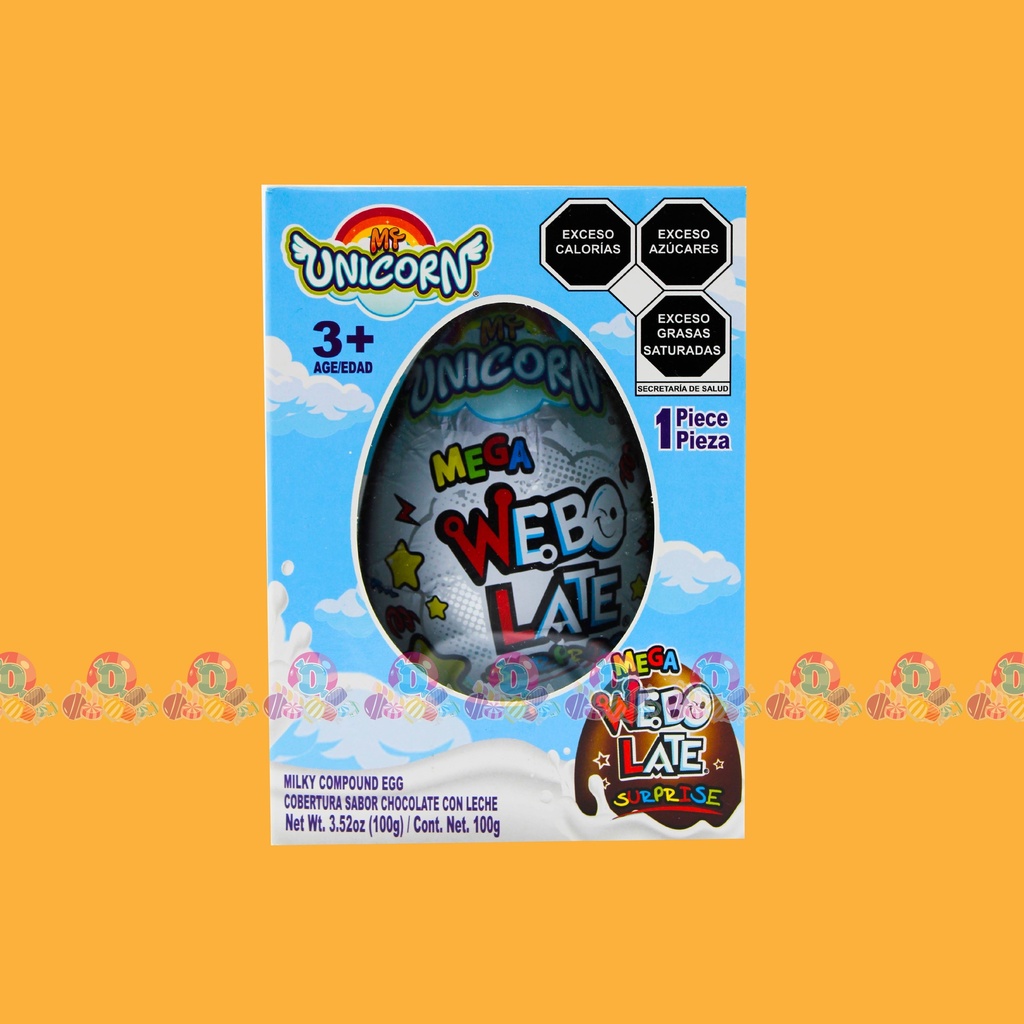 BONDY WEBO MEGA UNICORNIO 80g 1s