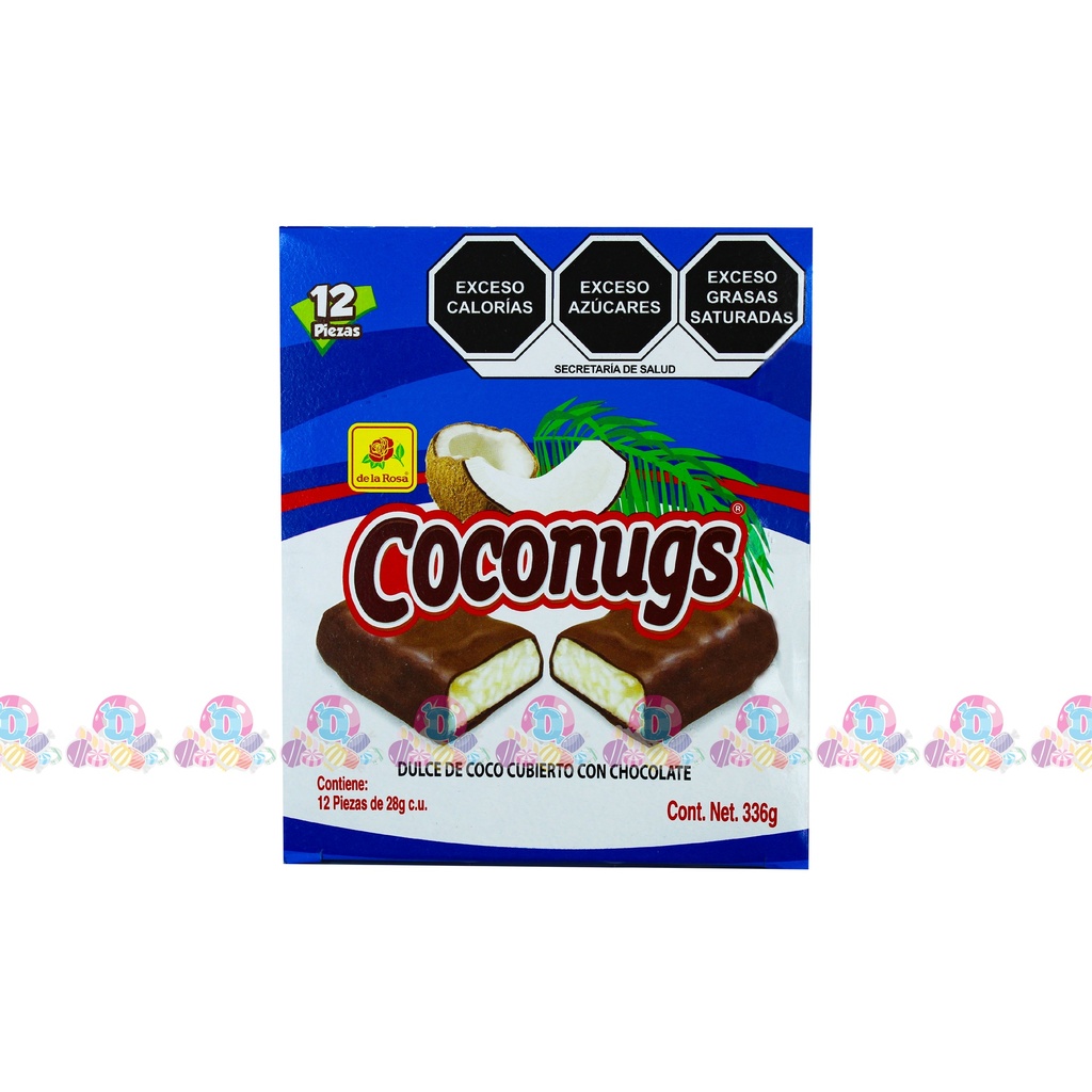 DLR CHOC DPY COCONUGS 30g 12s