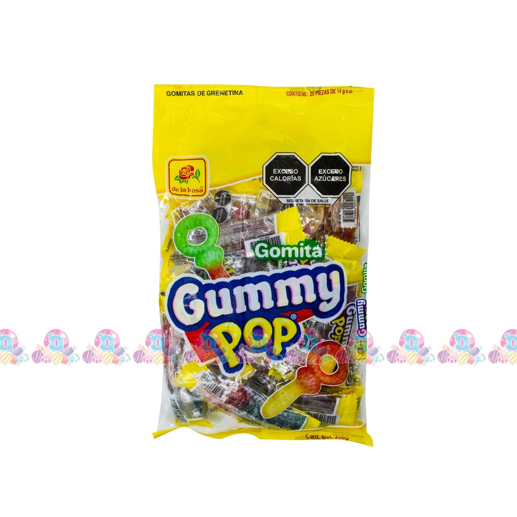 DLR GOMA GUMMY POP AZUCAR 13g 25s