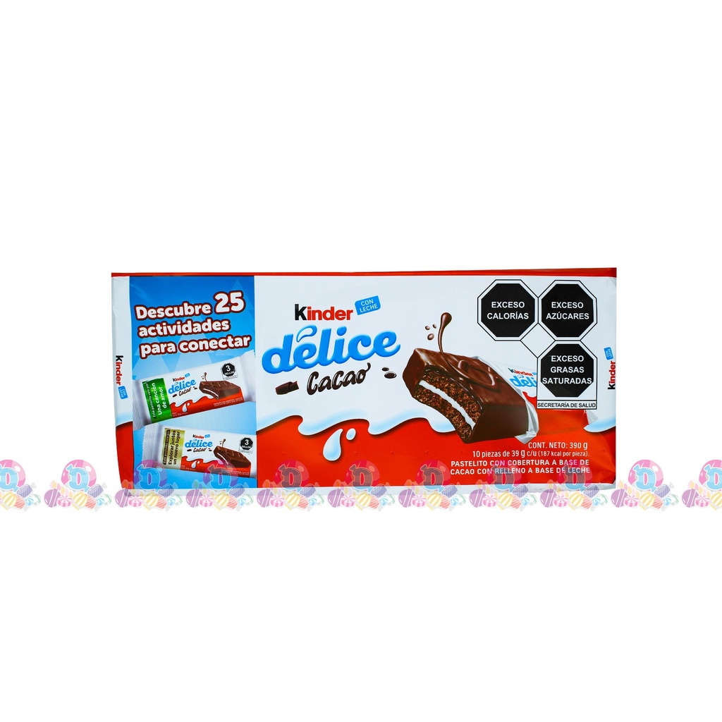 FERR KINDER DELICE CACAO 39g 10s