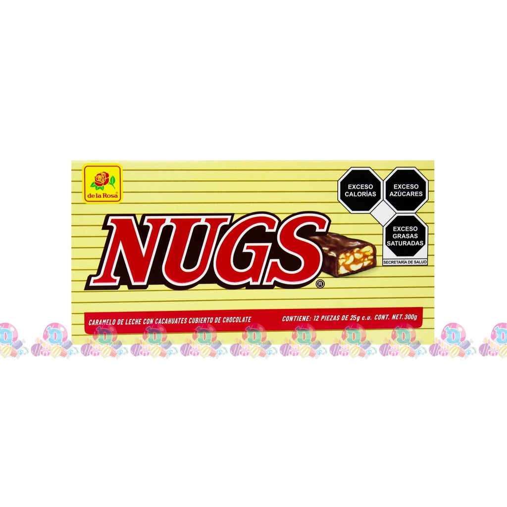 DLR CHOC DPY NUGS 25g 12s