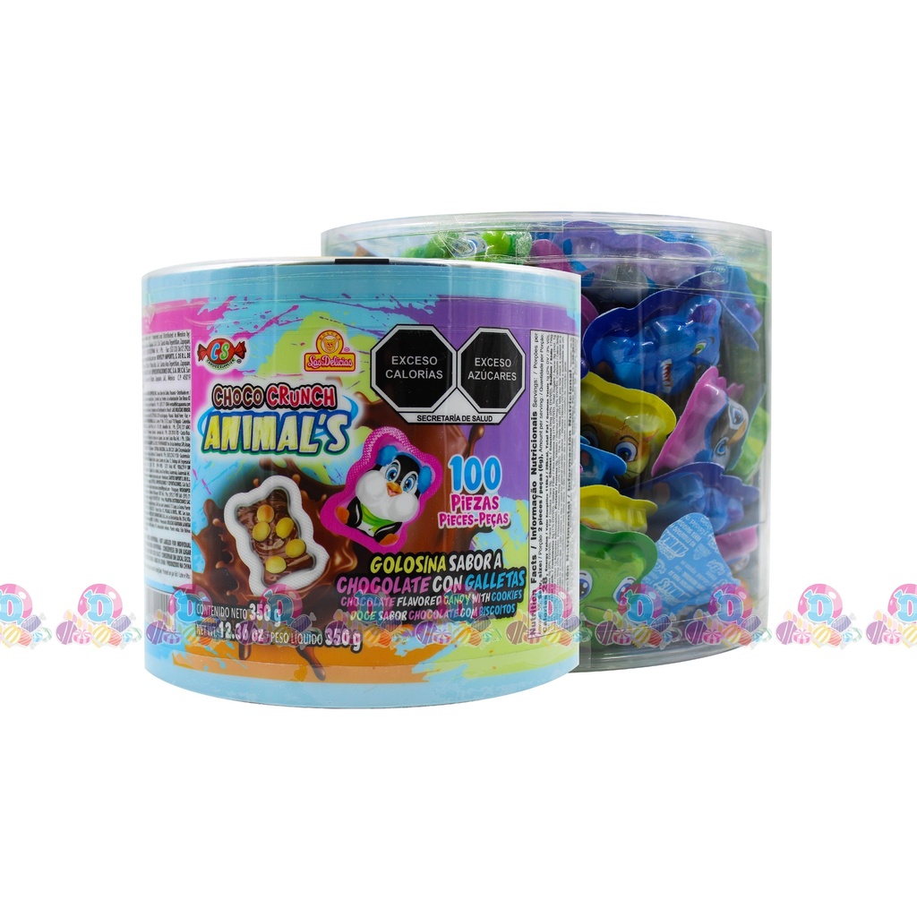 SD DELI CHOCO CRUNCH ANIMALS 3.5g 100s