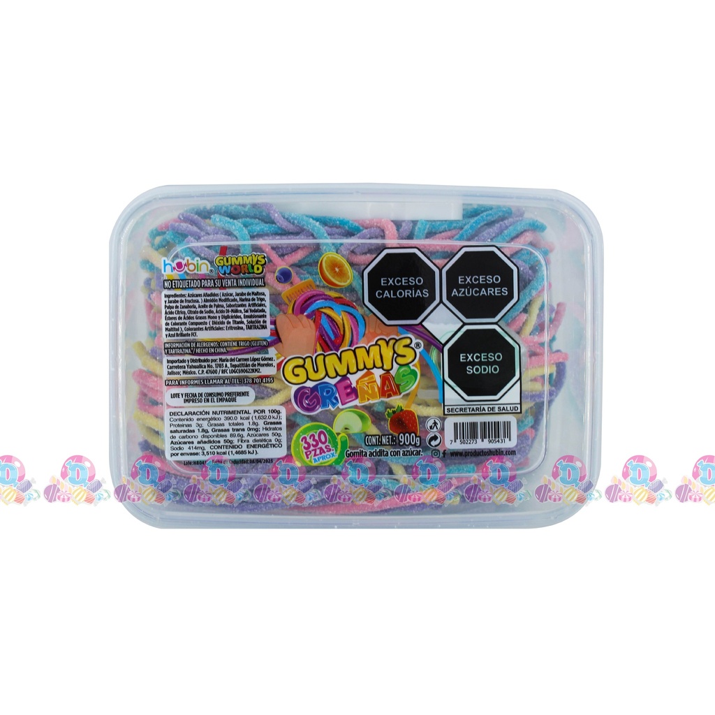 HUBIN EST GUMMYS GREÑAS 2.7g 330s