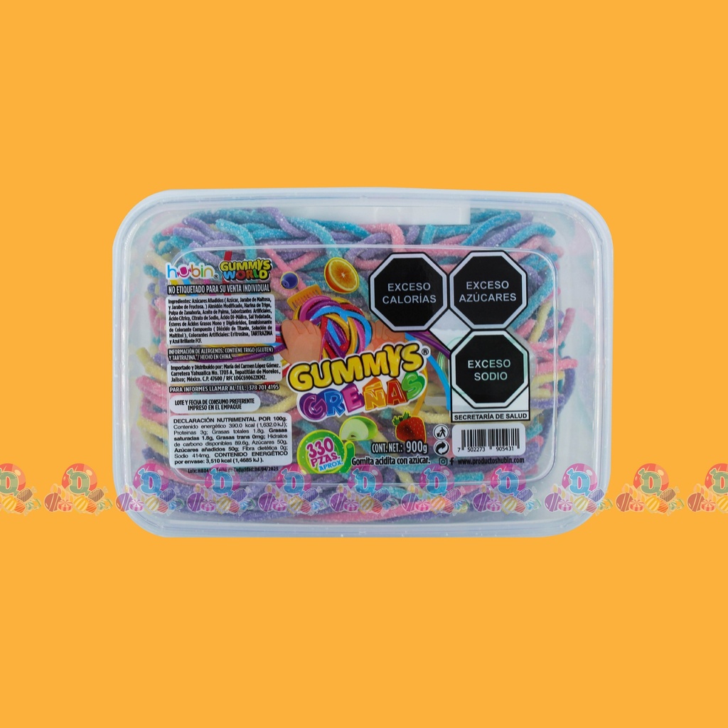 HUBIN EST GUMMYS GREÑAS 2.7g 330s