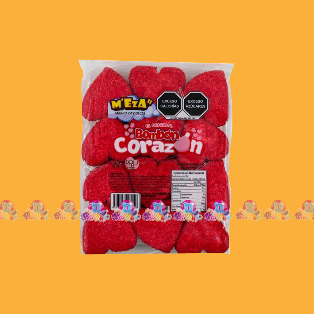 SPV ESPA BOMBON MEGA CORAZON GRAGEA 25g 12s
