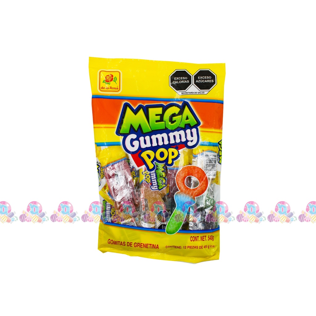 DLR GOMA MEGA GUMMY POP 40g 12s