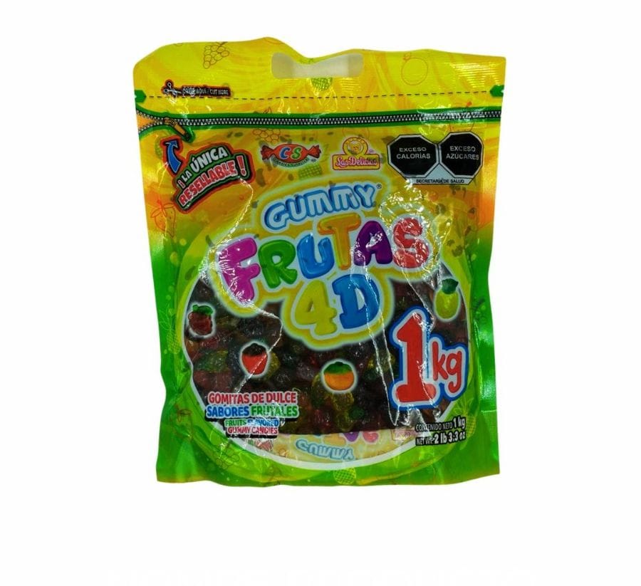 DELI GUMMY FRUTAS 4D 1Kg