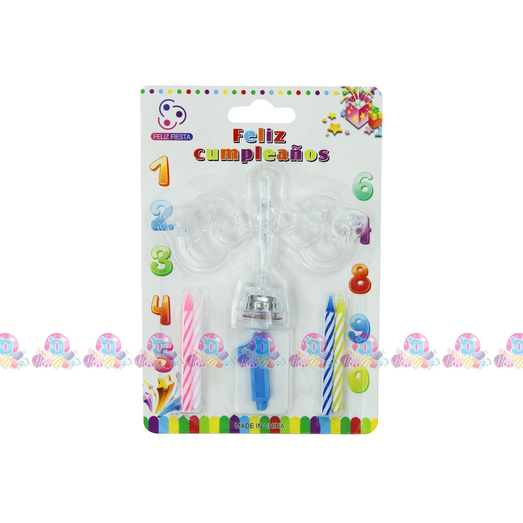 SPV FIESTA VELA CANDELABRO 5s