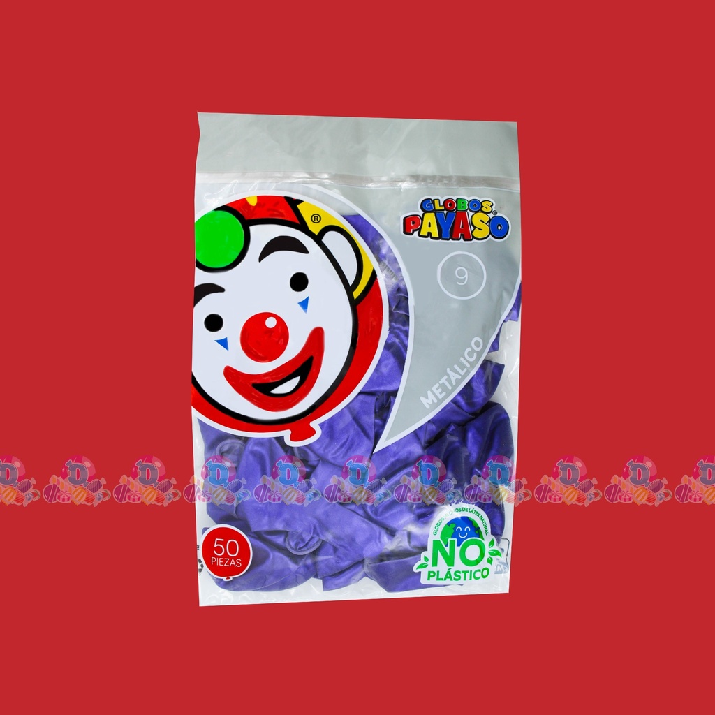 FAB GLOBO PAYASO METAL VM 9 50s