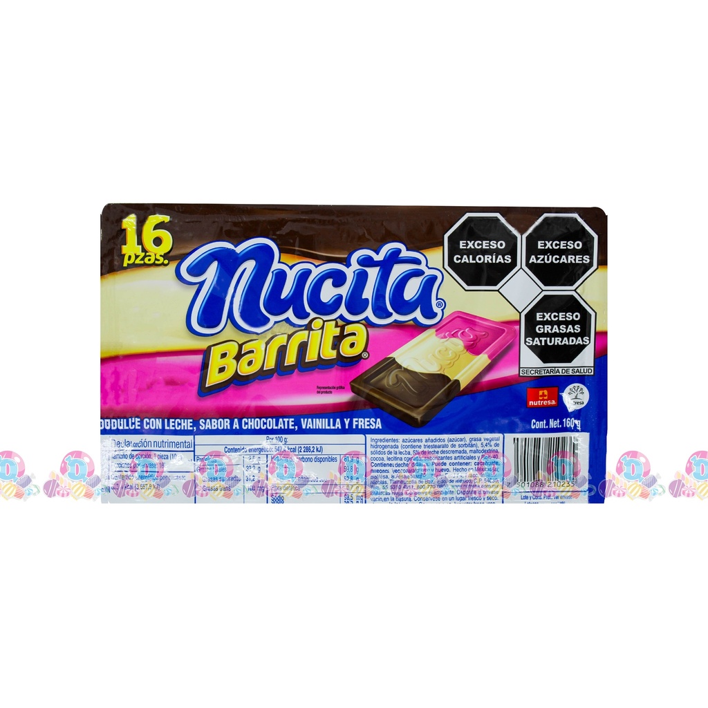 NUTRESA BARRITA NUCITA 10g 16s