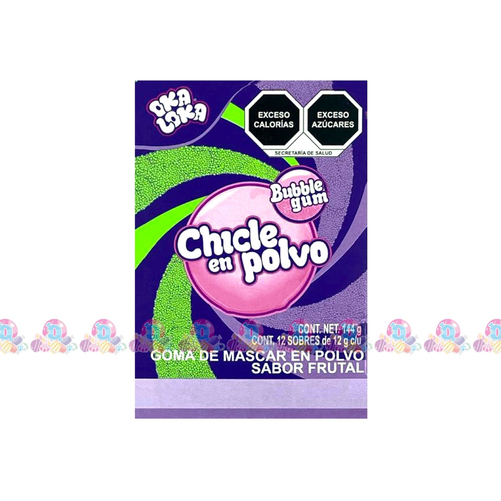 PAF CHICLE EN POLVO VM 12g 12s