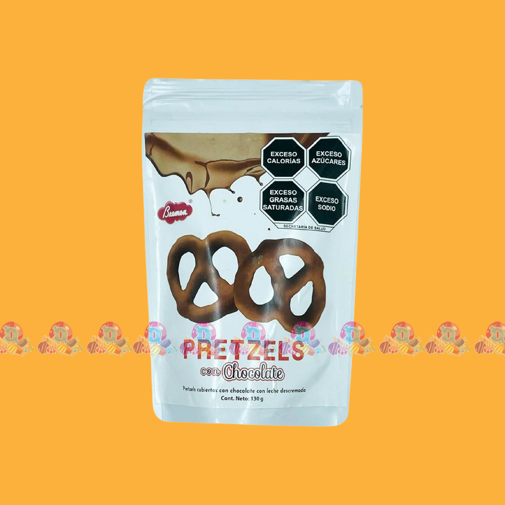 SPV BREM CHOCO PRETZELS POUCH 130g