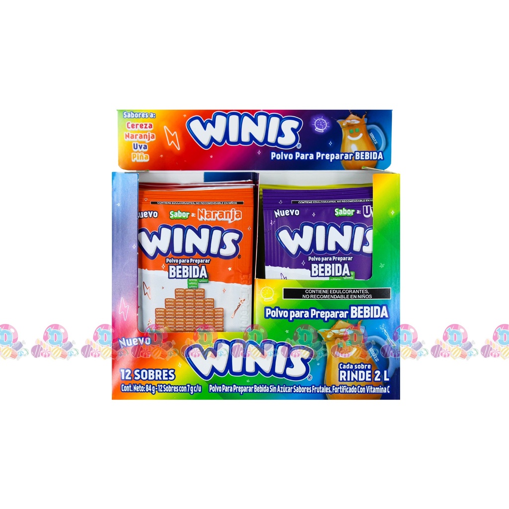 SD WINIS POLVO PARA BEBIDA 7g 12s