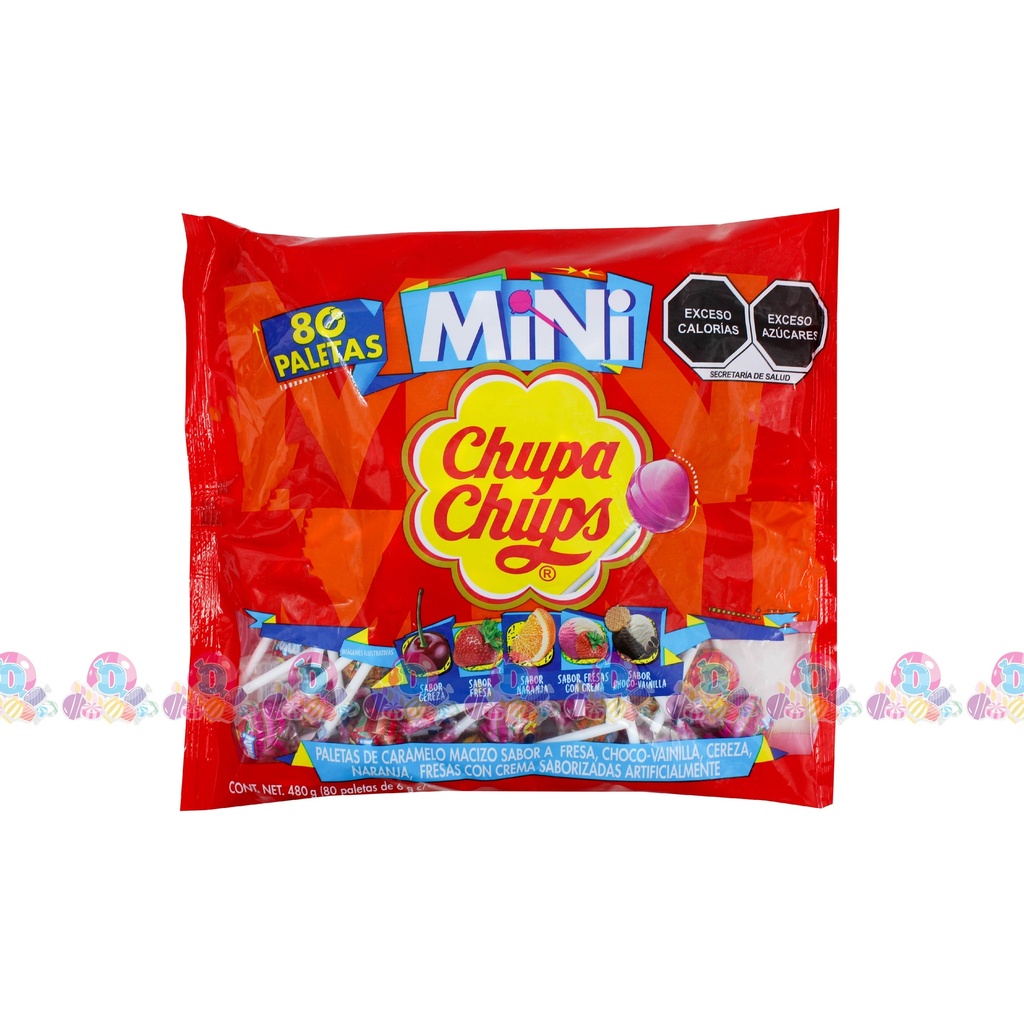 PERF PLT MINI CHUPACHUPS SURT 6g 80s