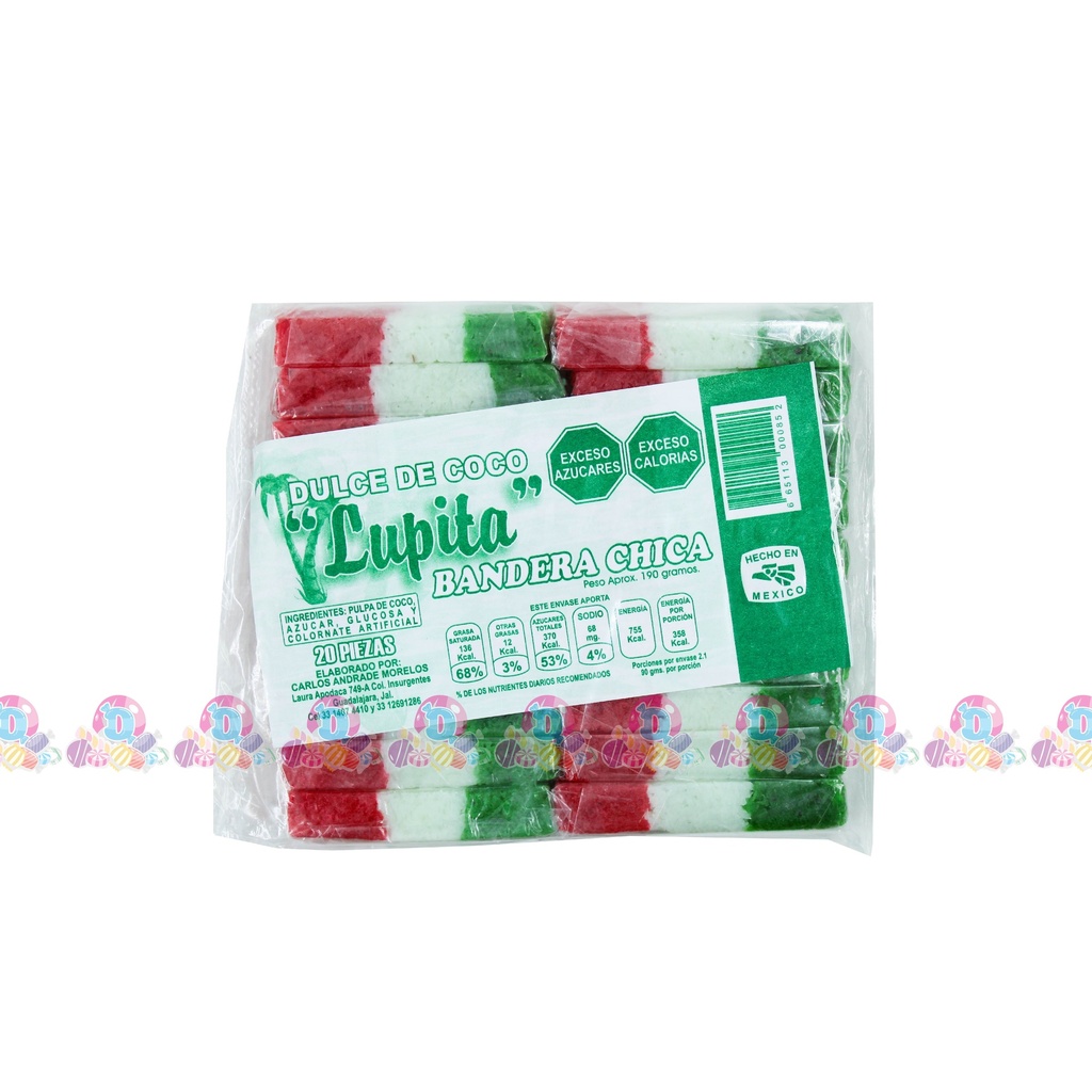 LUPITA BANDERA COCO CHI 9.5g 20s