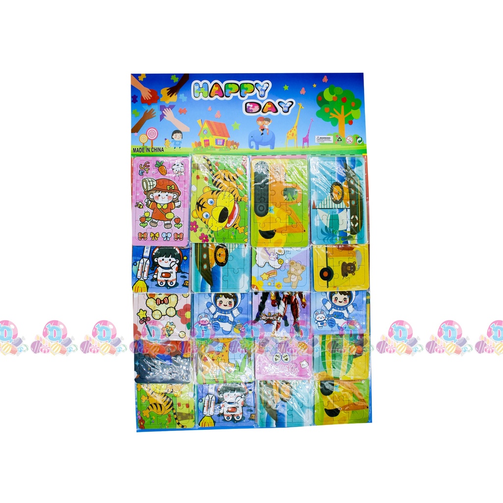 CARTULINA ROMPECABEZAS 20s