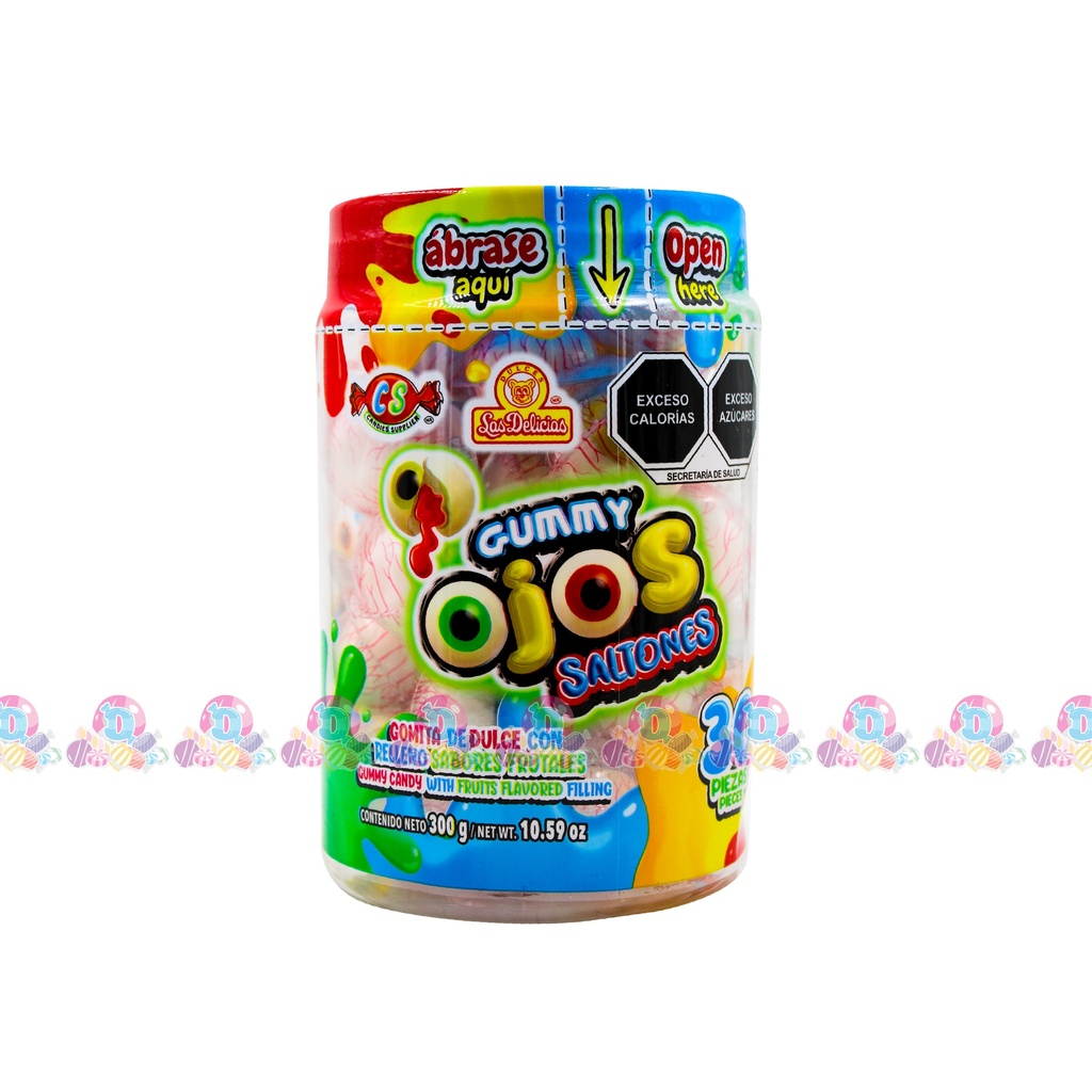 DELI VIT GUMMY OJOS SALTONES 10g 30s
