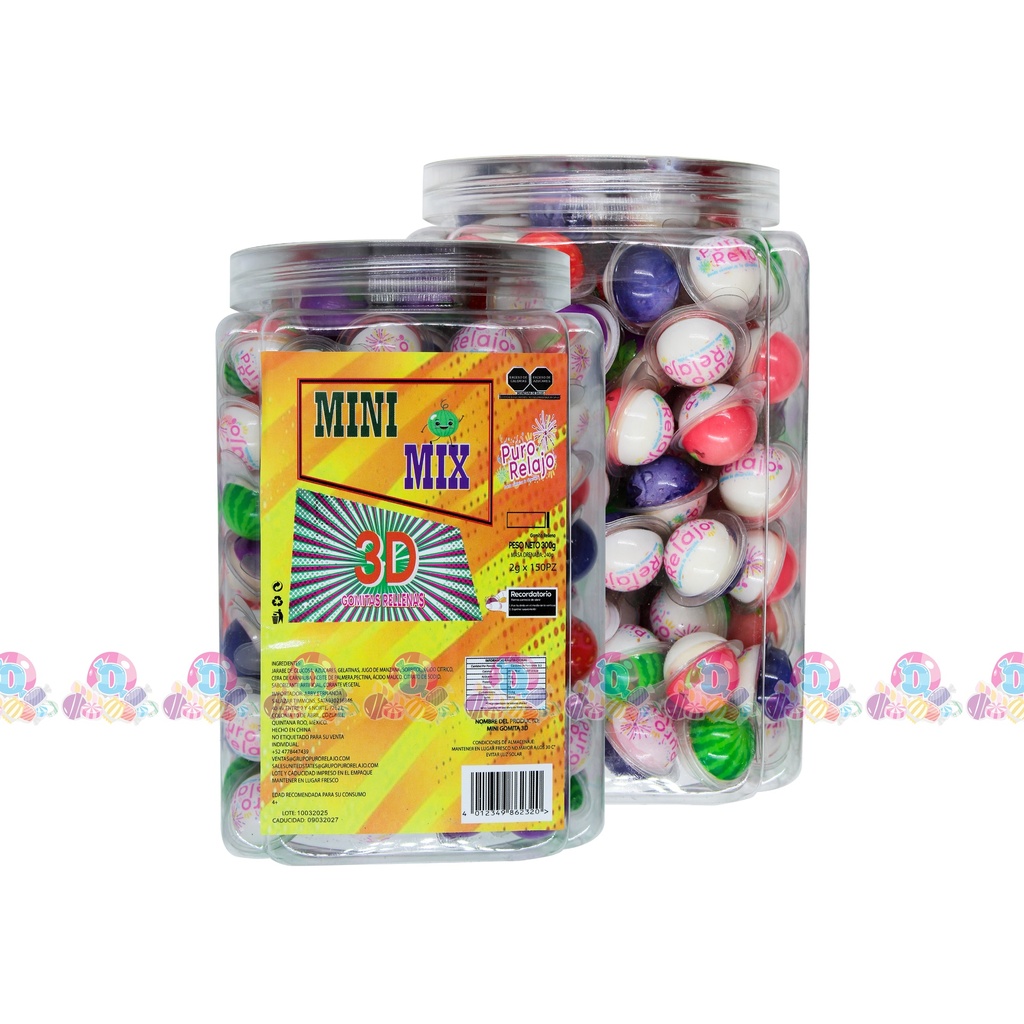 PURO RELAJO VIT MINI GUMMY 3D VM 2g 150s