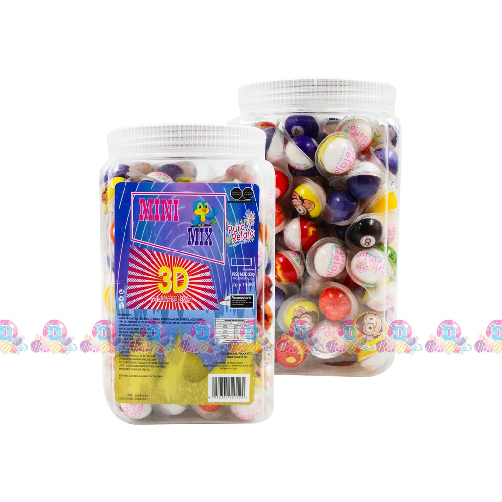 SD PURO RELAJO VIT MINI GUMMY 3D VM 2g 150s