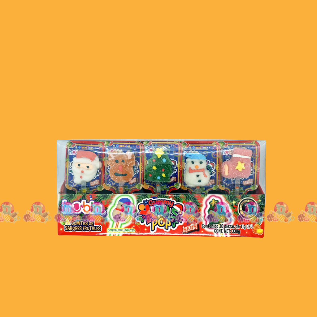 SPV HUBIN PLT GUMMY POPS NEON XMAS 11g 30s