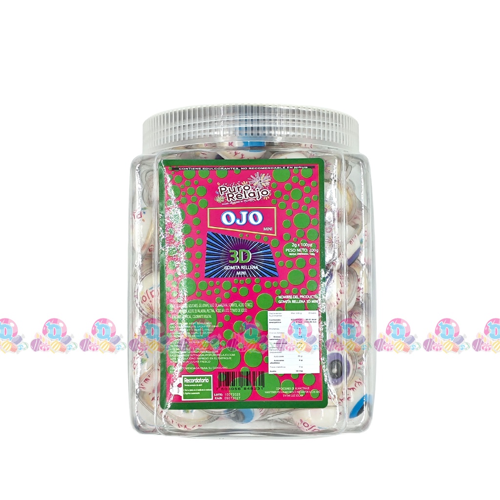 SD PURO RELAJO MINI GUMMY 3D VM 2g 100s
