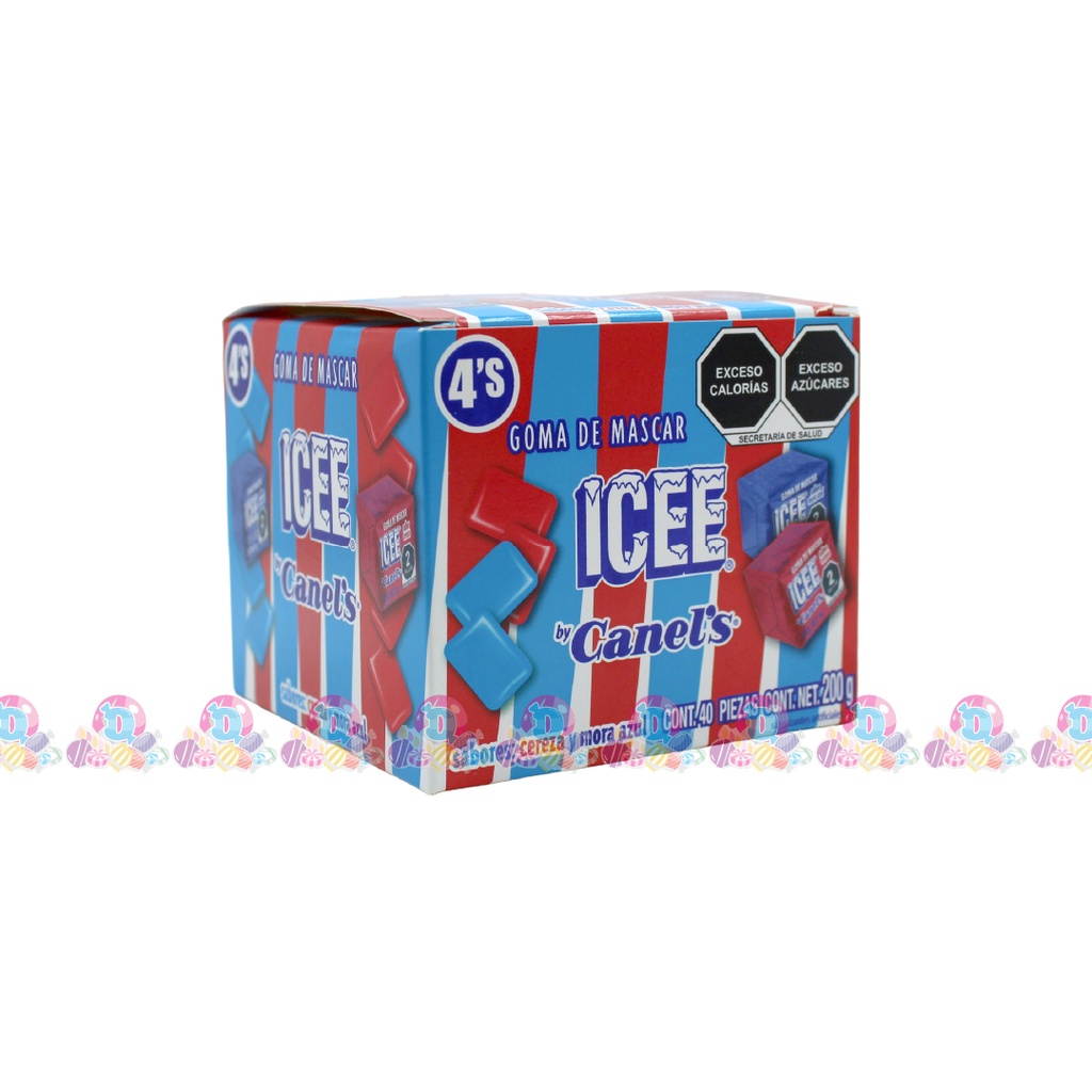 CANELS DPY CHICLE ICEE 4P 5g 40s
