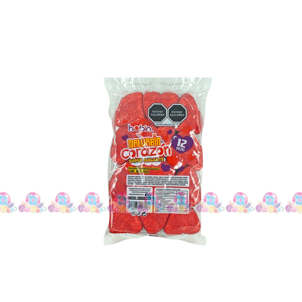 HUBIN CORAZON GTE ROJO 40g 12s