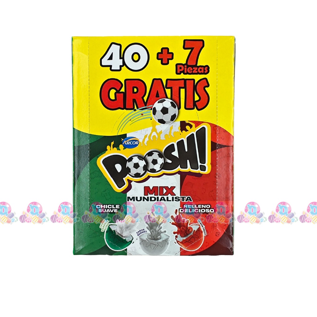 SD ARCOR CHICLE POOSH MUNDIALISTA 4g 47s