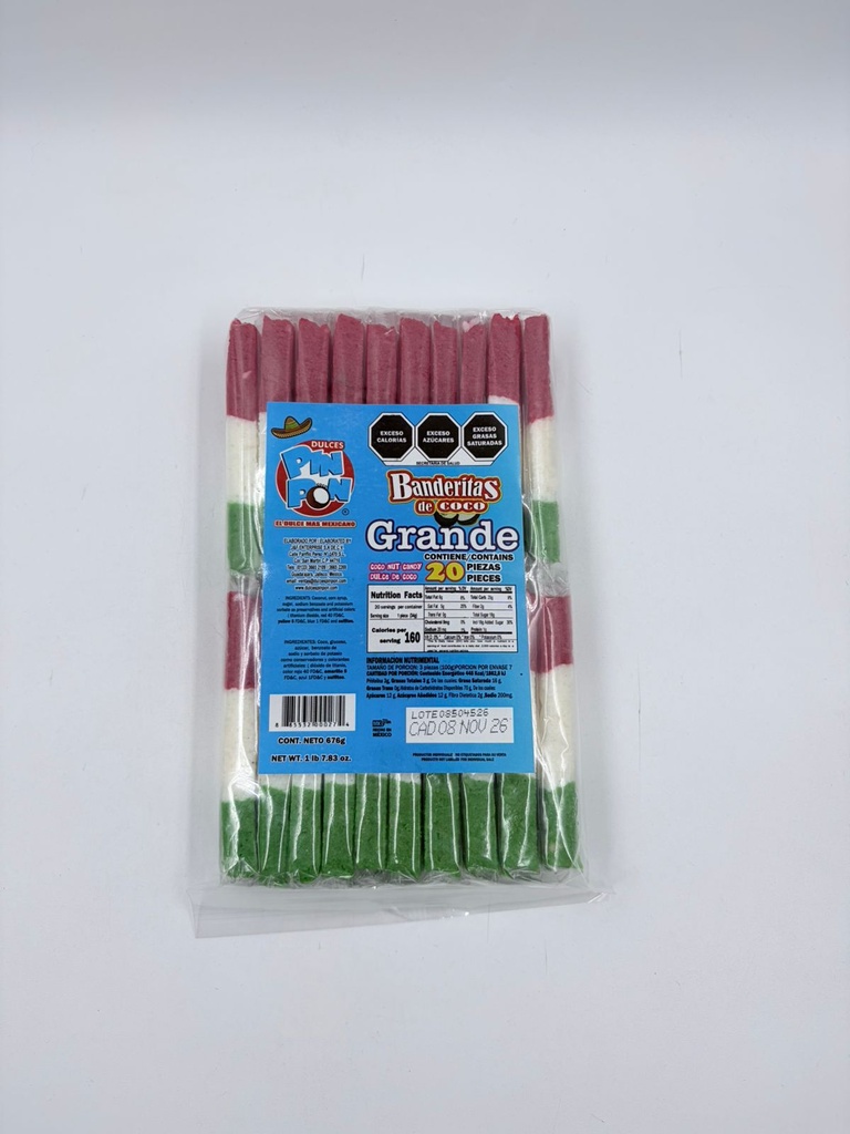 PINPON BANDERA GRANDE 33.8g 20s