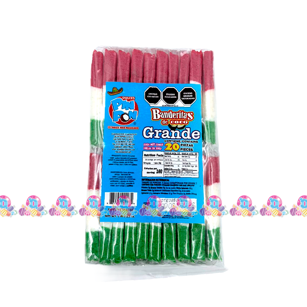 PINPON BANDERA GRANDE 33.8g 20s