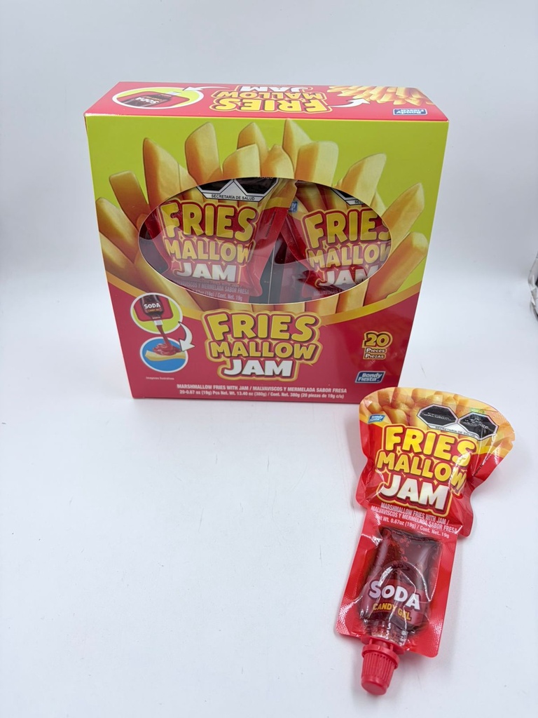 BONDY FRIES MALLOW JAM 19g 20s