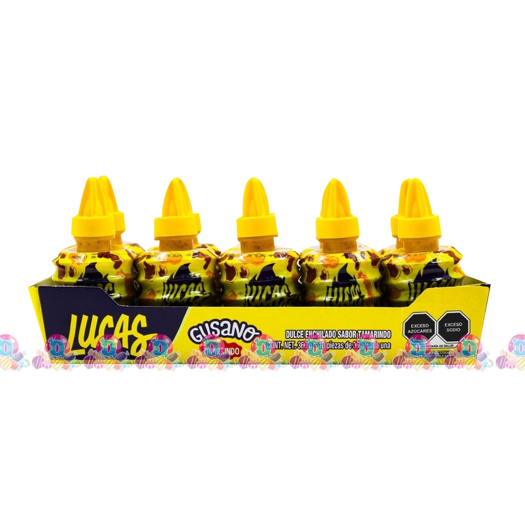 LUCAS GUSANO TAMARINDO 36g 10s
