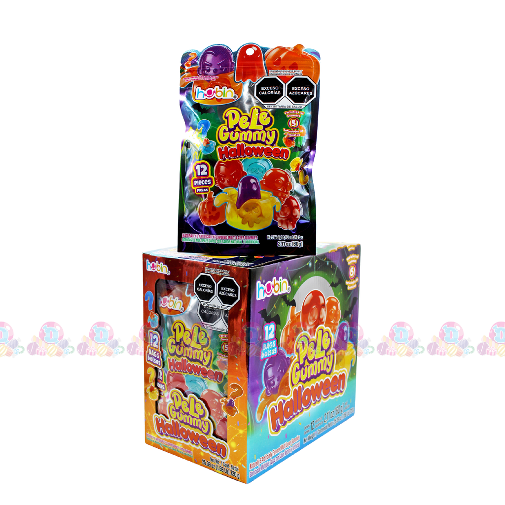 HUBIN DPY PELE GUMMY HALLOWEN 60g 12s