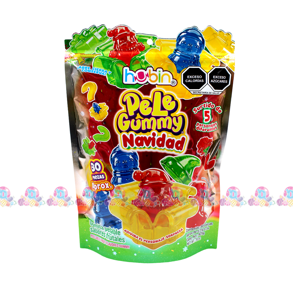 HUBIN PELE GUMMY NAVIDAD 5g 80s