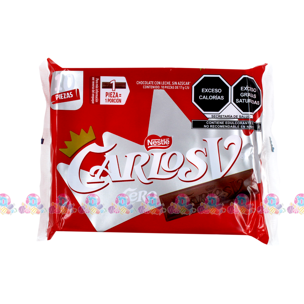 NESTLE CARLOS V SIN AZUCAR 17g 10s