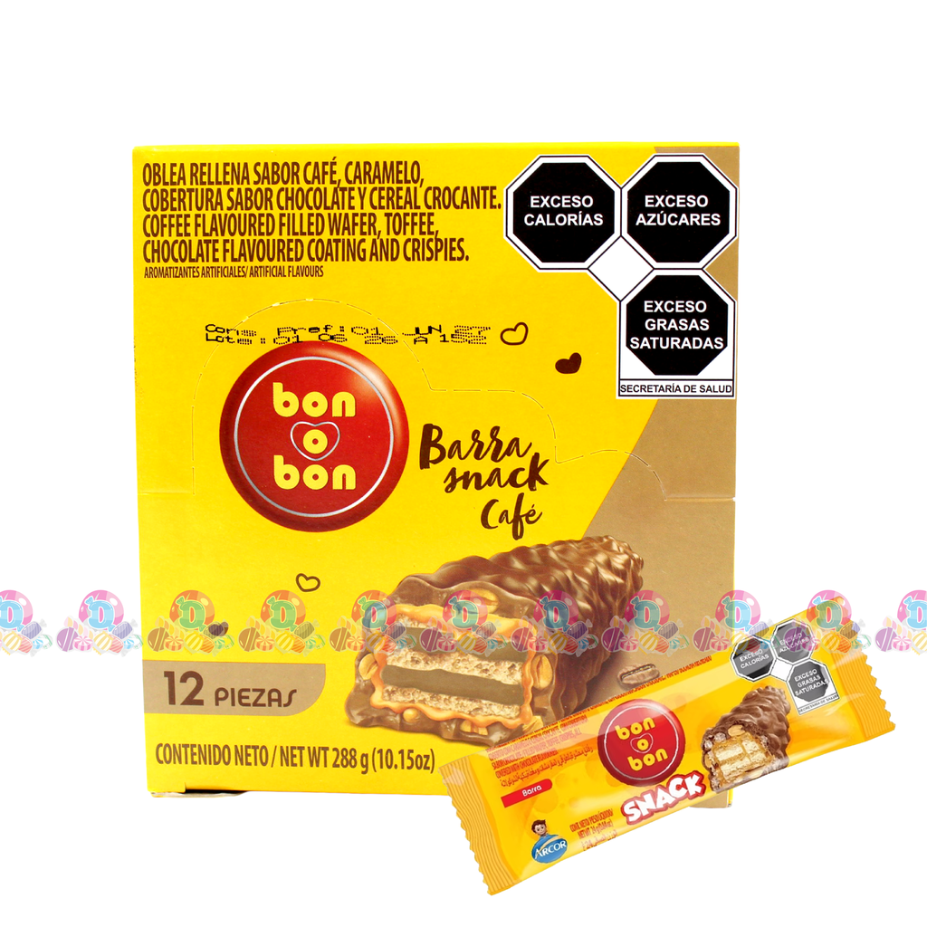 ARCOR SNACK BONOBON CAFE 24g 12s