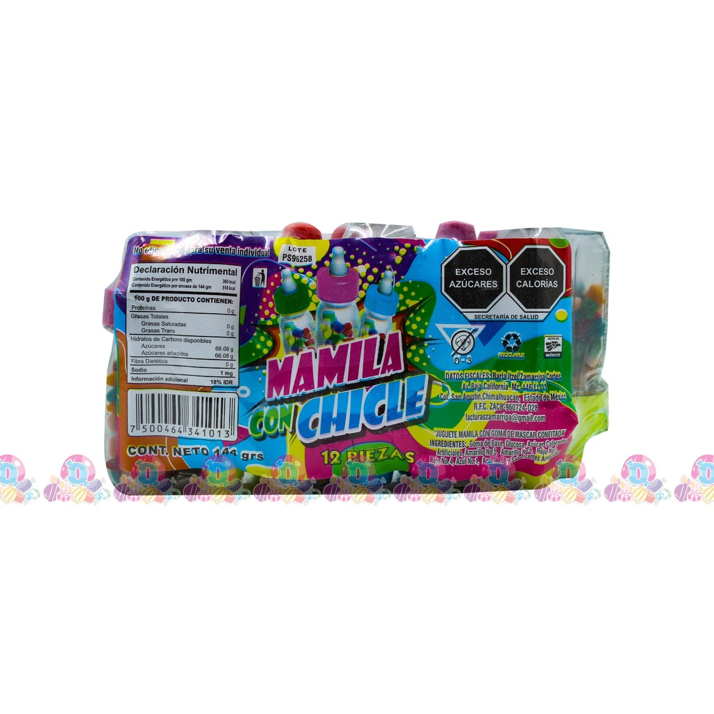 SPV CORTES MAMILA CHICLE CHICA 12s