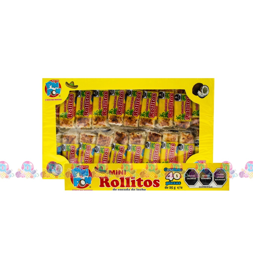 PINPON MINI ROLLITO COCO 25g 40s