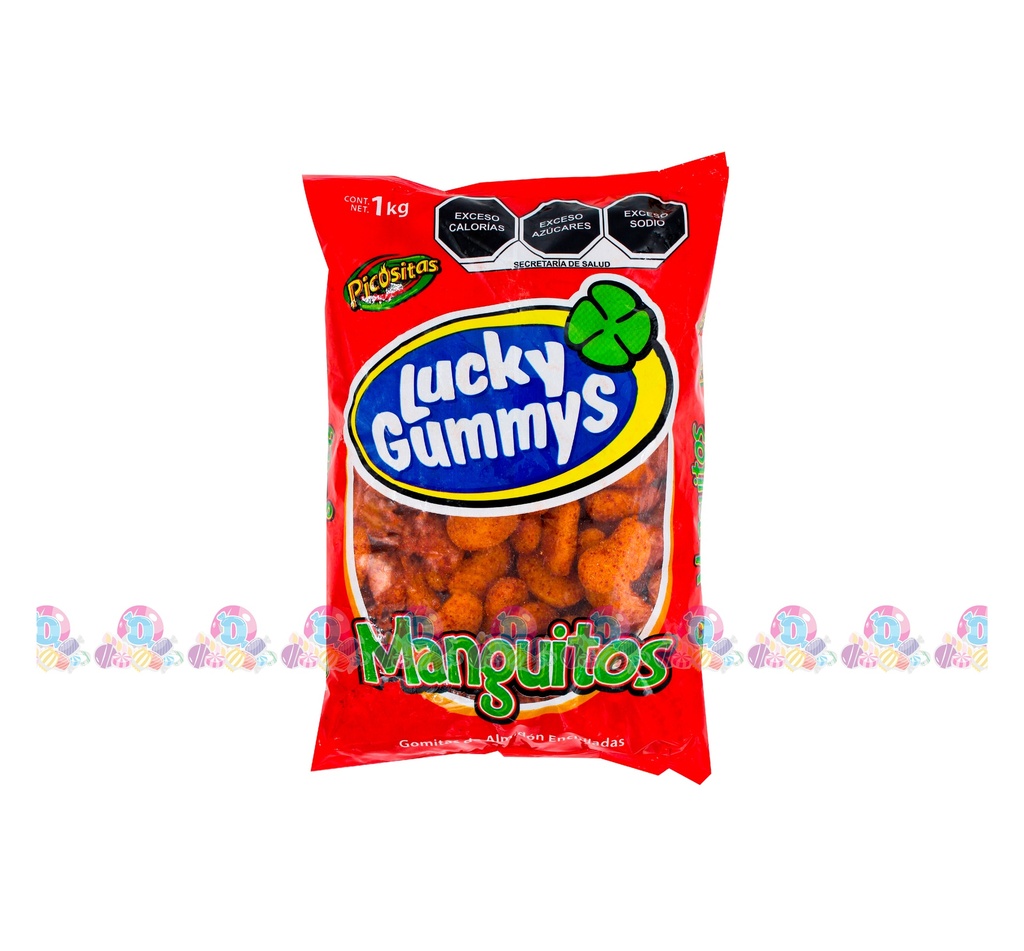 LUCKY GUMMYS MANGUITOS 8g 1Kg