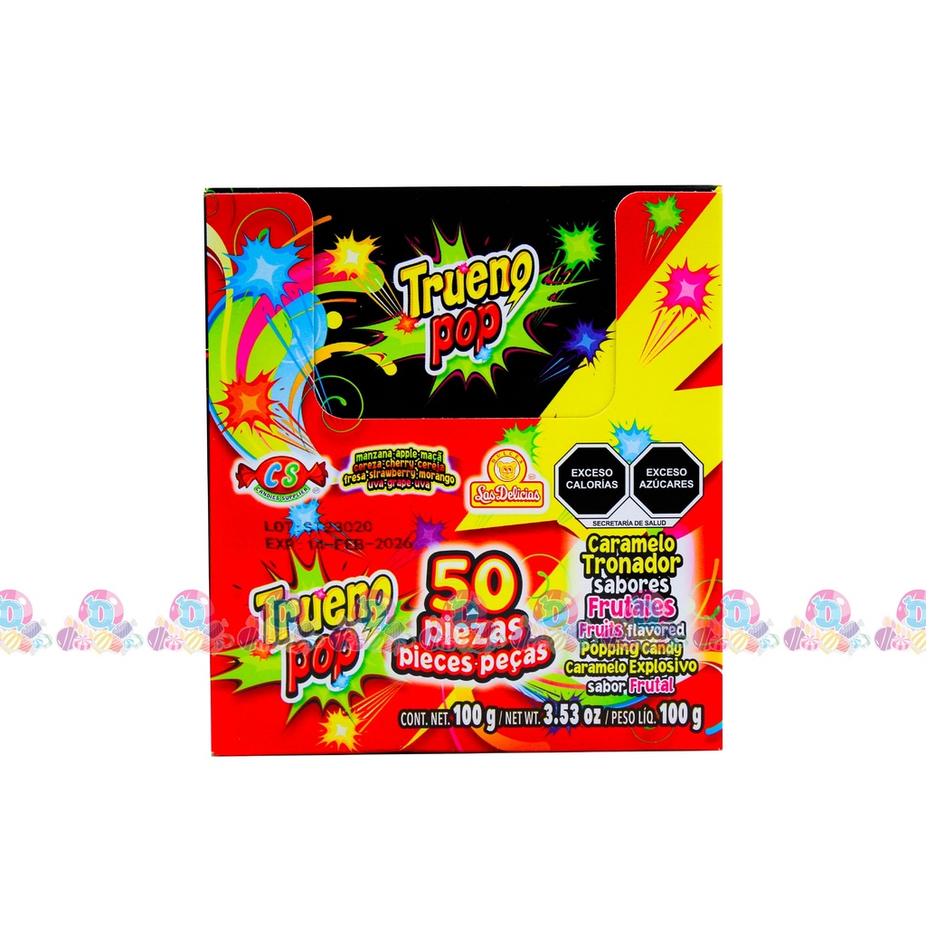 DELI TRUENO POP FRUTAS 50s