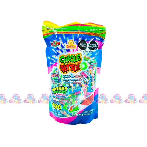 [046004] DELI BLS CHICLE TATTOO 100s