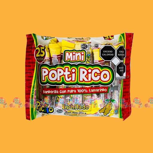 PICAO MINI POPTI TAMARINDO 10g 25s