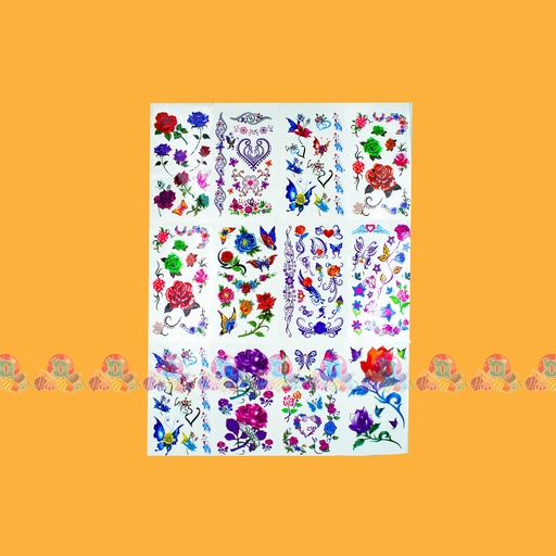 [031054] SPV CARTULINA TATUAJE GDE 12s