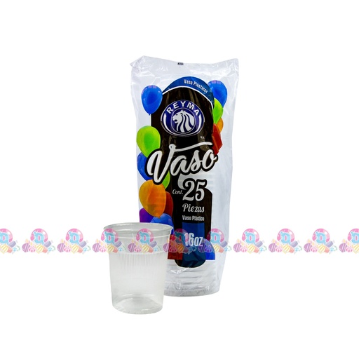 [130033] DESC REYM VASO PLAS 16 25s