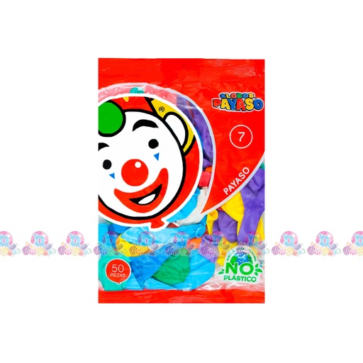 [059053] FAB GLOBO PAYASO SURT 7 50s
