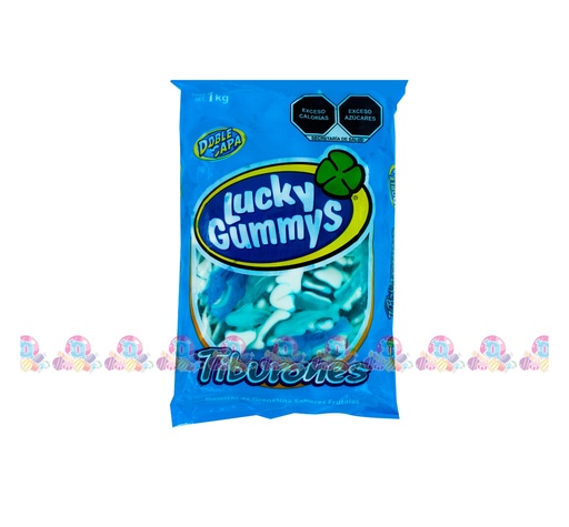 [090026] LUCKY GUMMYS TIBURONES 1Kg